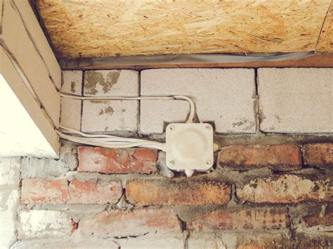 junction boxes in crawl space|crawl space junction box.